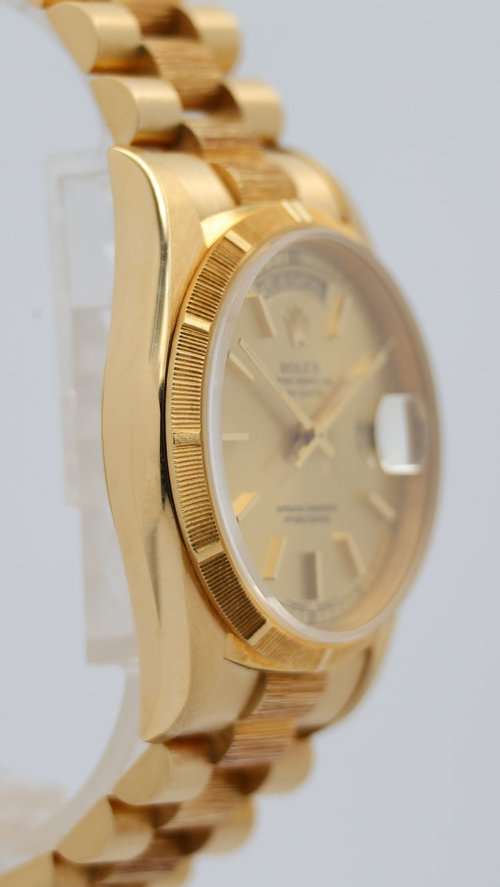 Rolex Day-Date 36 Automatik Herrenuhr Vollgold  18248 - Detailansicht 8