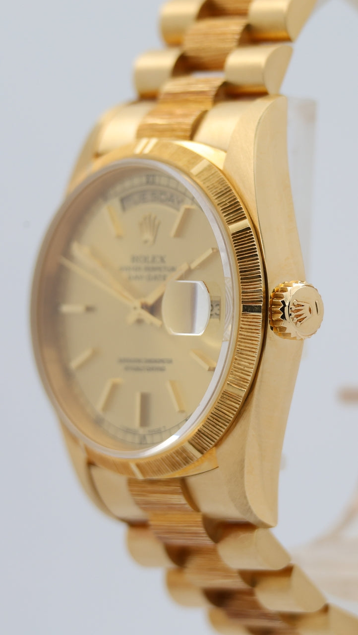 Rolex Day-Date 36 Automatik Herrenuhr Vollgold  18248 - Detailansicht 7