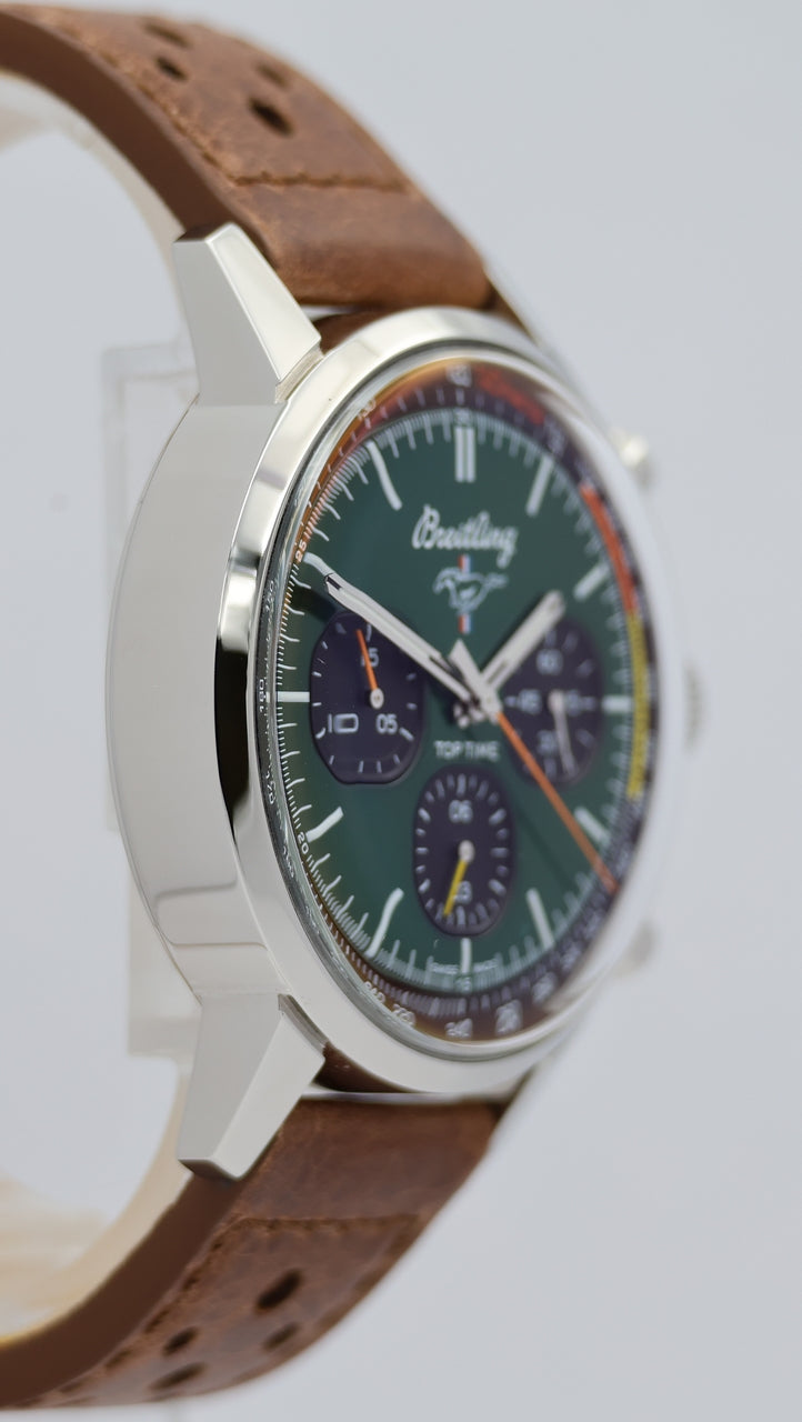 Breitling Top Time Ford Mustang Automatik Herrenuhr A25310 Box + og. Papiere