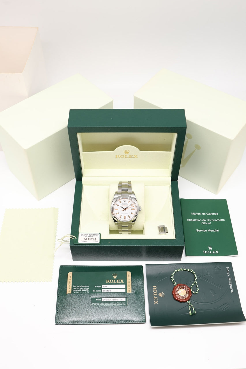 Rolex Milgauss 40mm Automatik 116400 - Papiere und oder Lieferumfang