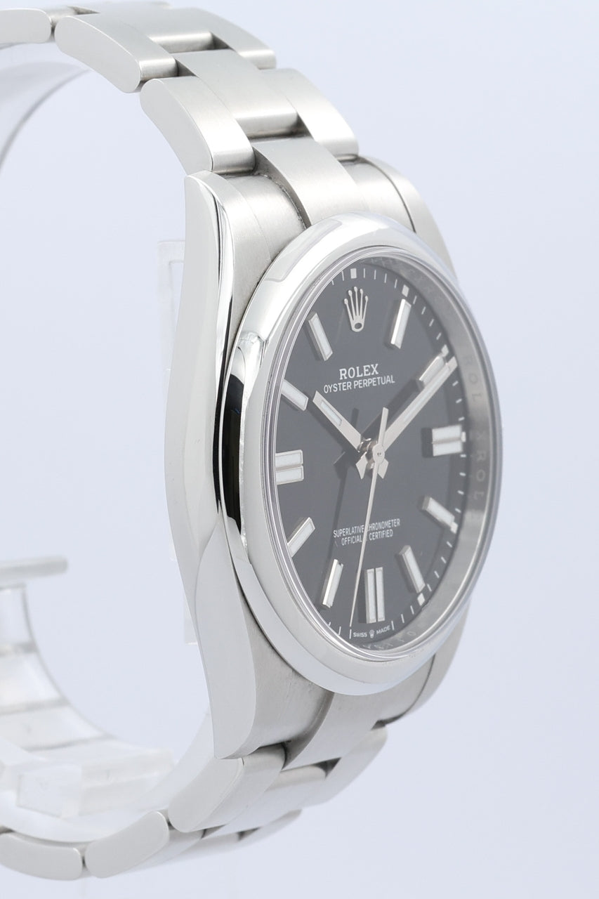Rolex Oyster Perpetual 41mm ,,Schwarz" 124300 - Detailansicht 1