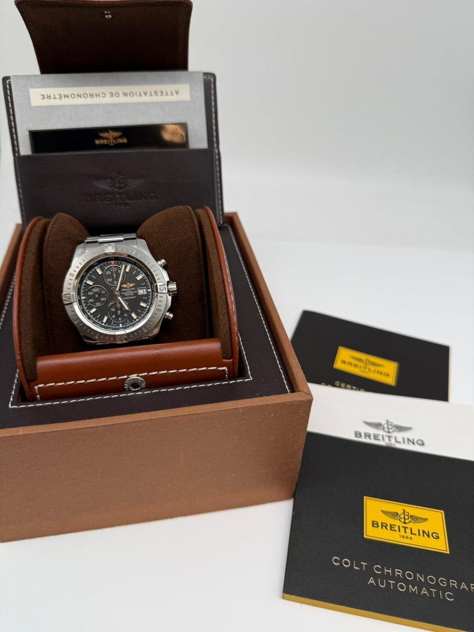 Breitling Colt Chronograph Automatik Herrenuhr  A13388 - Papiere und oder Lieferumfang