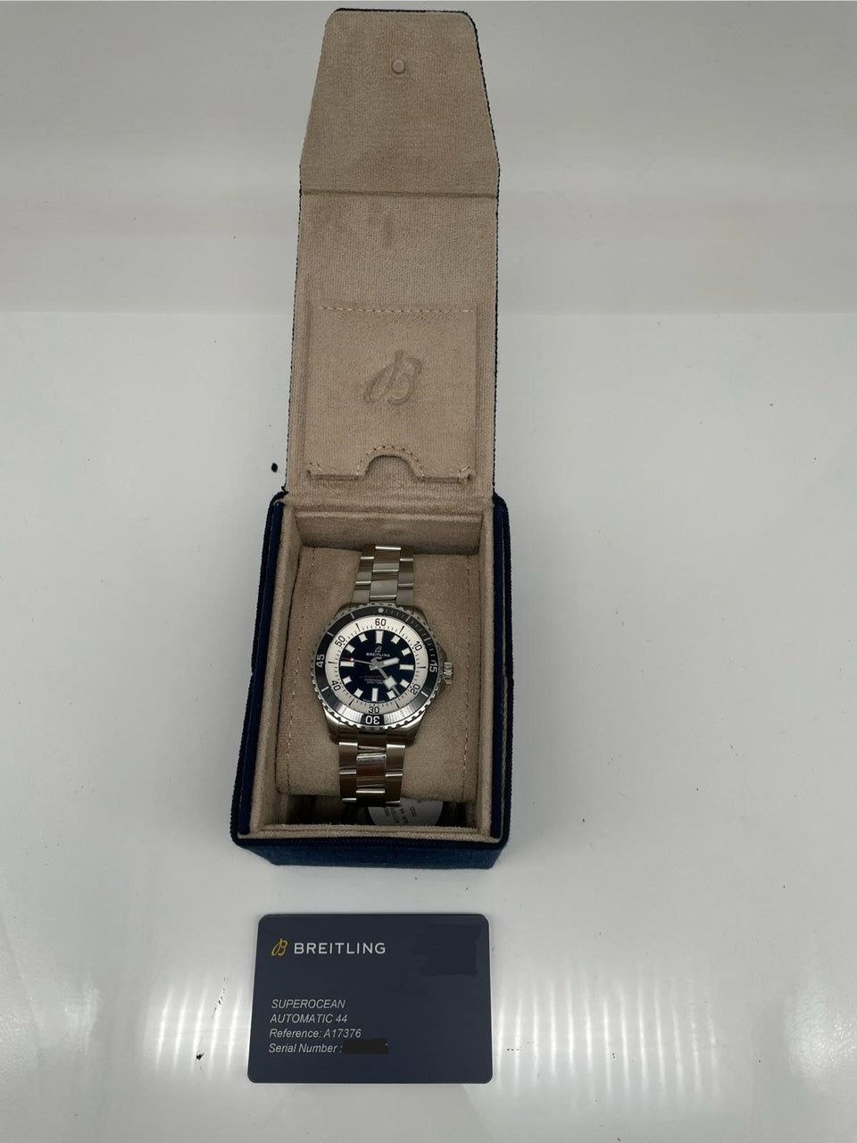 Breitling Superocean 44mm Automatik A17376 - Papiere und oder Lieferumfang