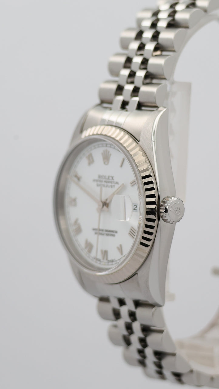 Rolex Datejust 36 Automatik Herrenuhr Stahl 16234 - Detail view 7
