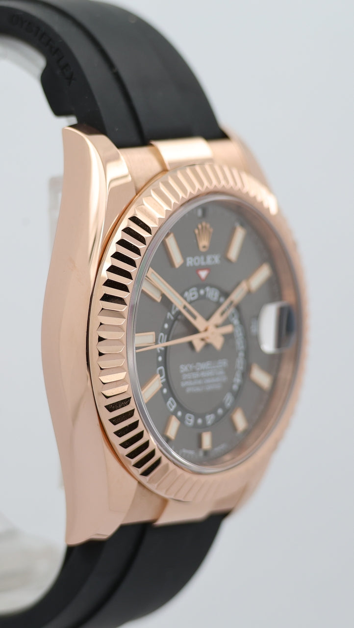 Rolex Sky-Dweller Oysterflex Rosegold Automatik 42mm 326235 - Detail view 8