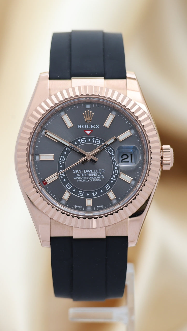 Rolex Sky-Dweller Oysterflex Rosegold Automatik 42mm 326235 - Main product image