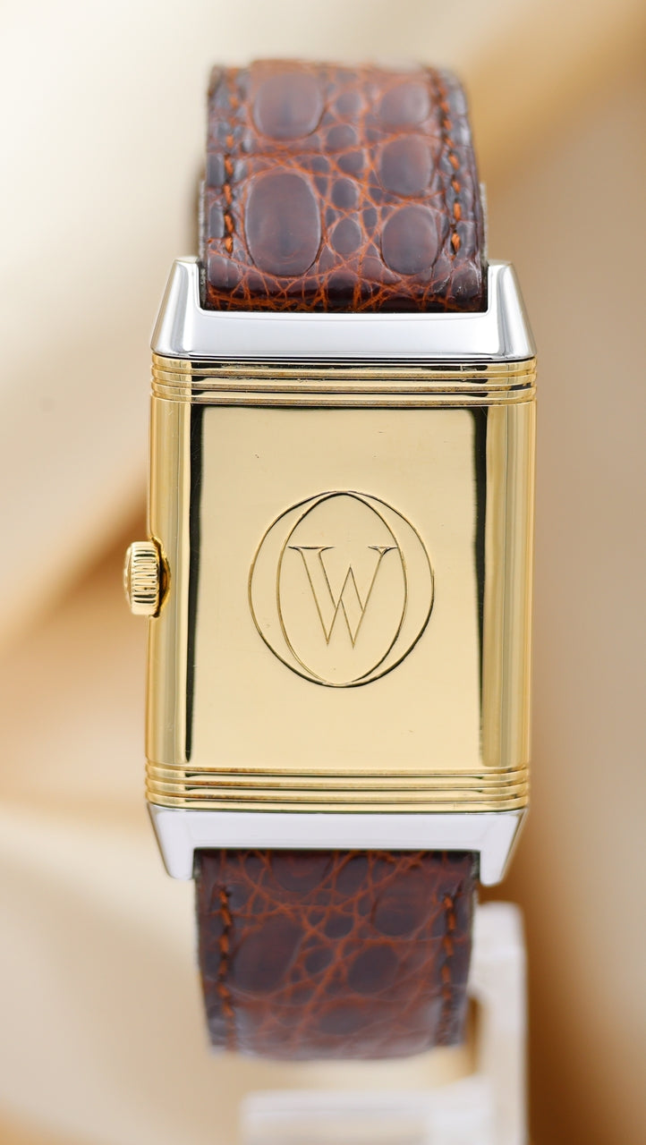 Jaeger-LeCoultre Reverso Grande Taille Stahl/Gold 270.5.62 Box + og. Papiere