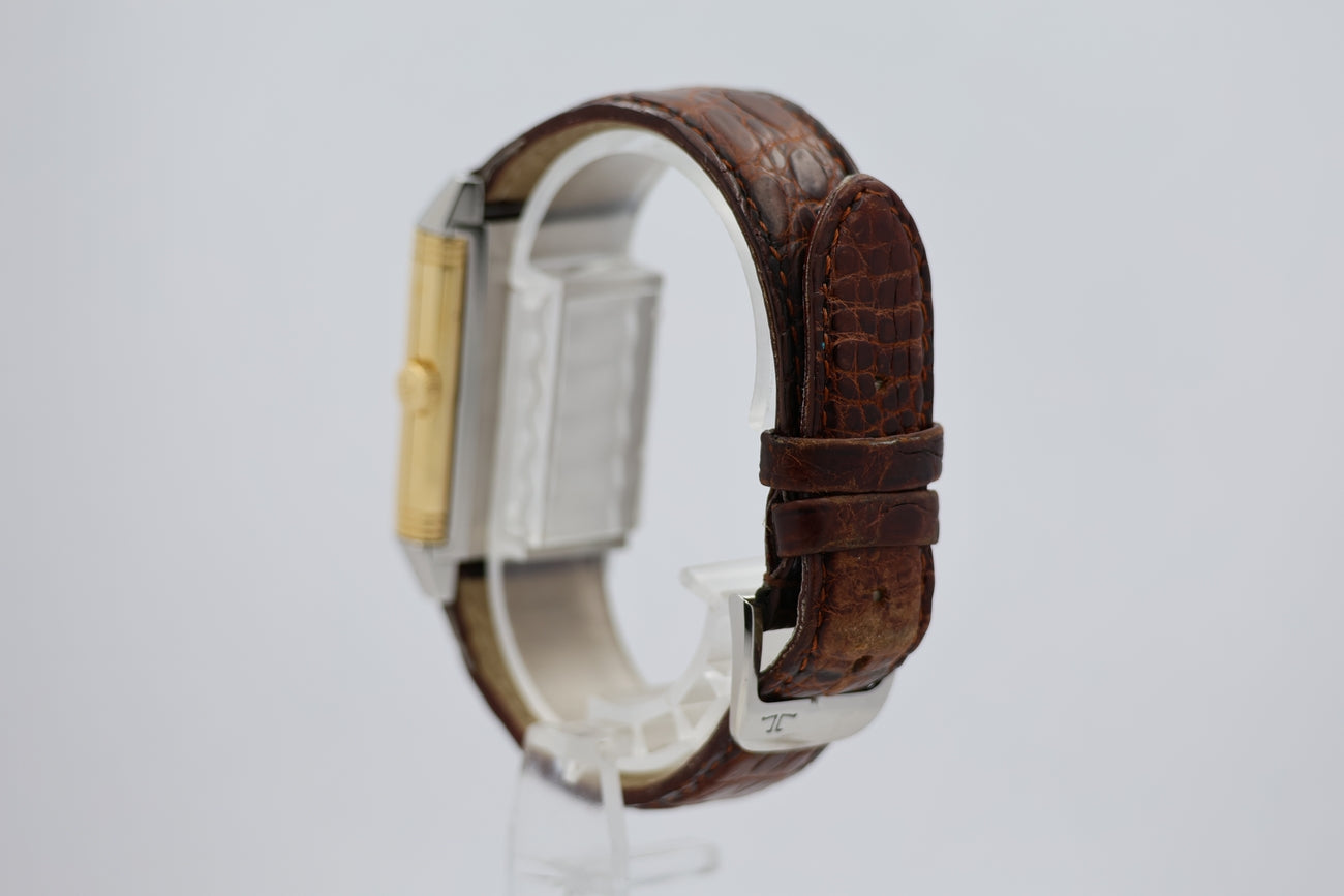 Jaeger-LeCoultre Reverso Grande Taille Stahl/Gold 270.5.62 Box + og. Papiere