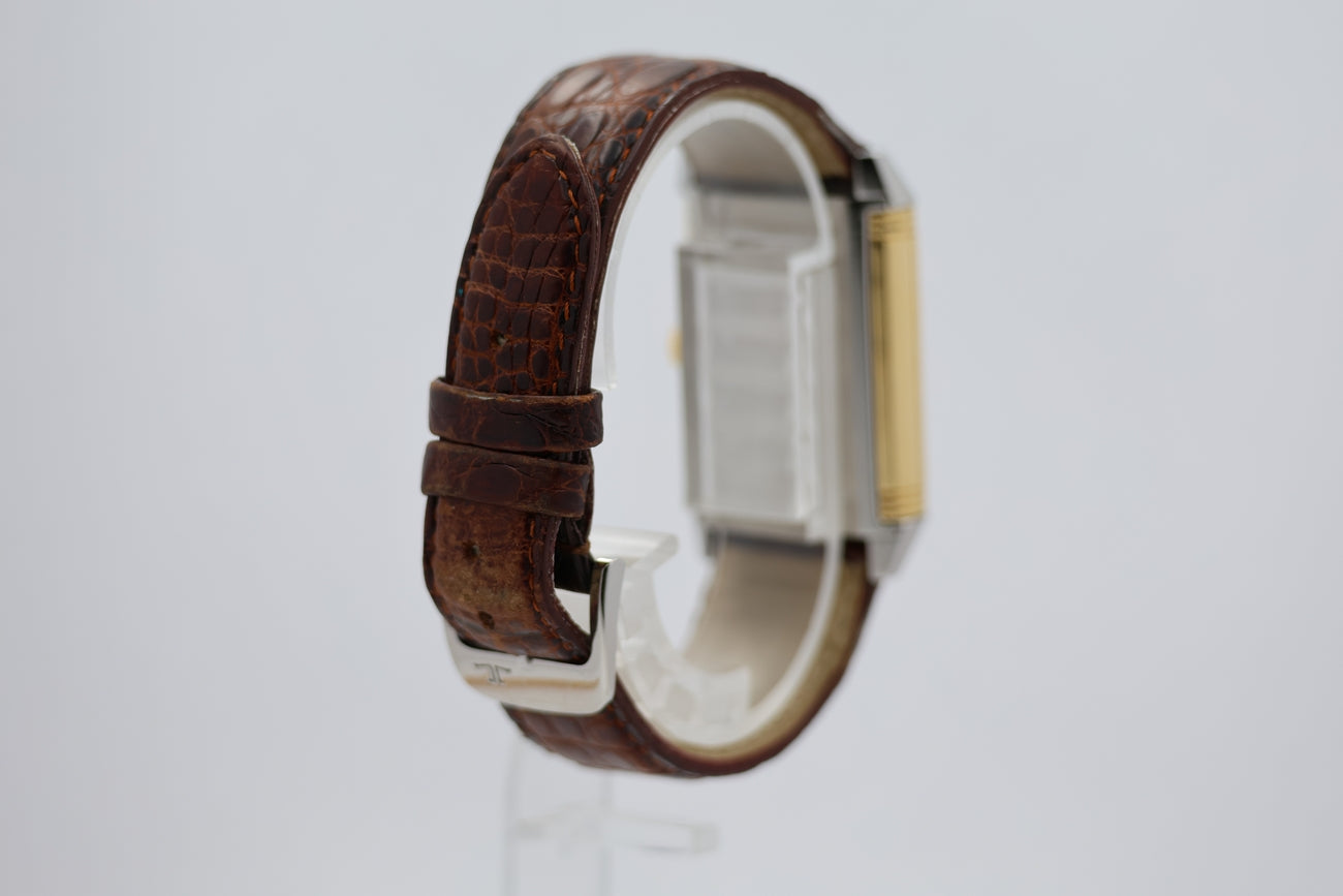 Jaeger-LeCoultre Reverso Grande Taille Stahl/Gold 270.5.62 Box + og. Papiere