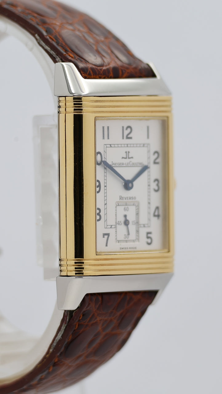 Jaeger-LeCoultre Reverso Grande Taille Stahl/Gold 270.5.62 Box + og. Papiere