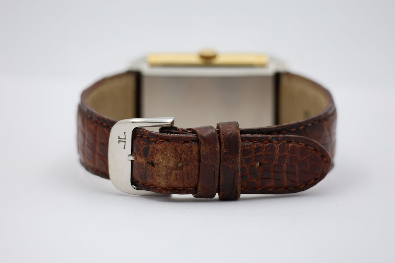 Jaeger-LeCoultre Reverso Grande Taille Stahl/Gold 270.5.62 Box + og. Papiere