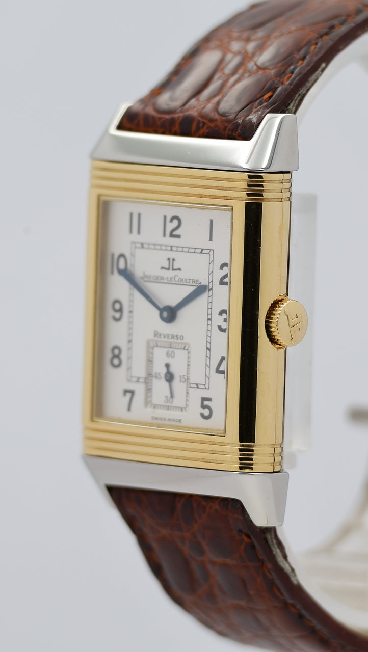 Jaeger-LeCoultre Reverso Grande Taille Stahl/Gold 270.5.62 Box + og. Papiere