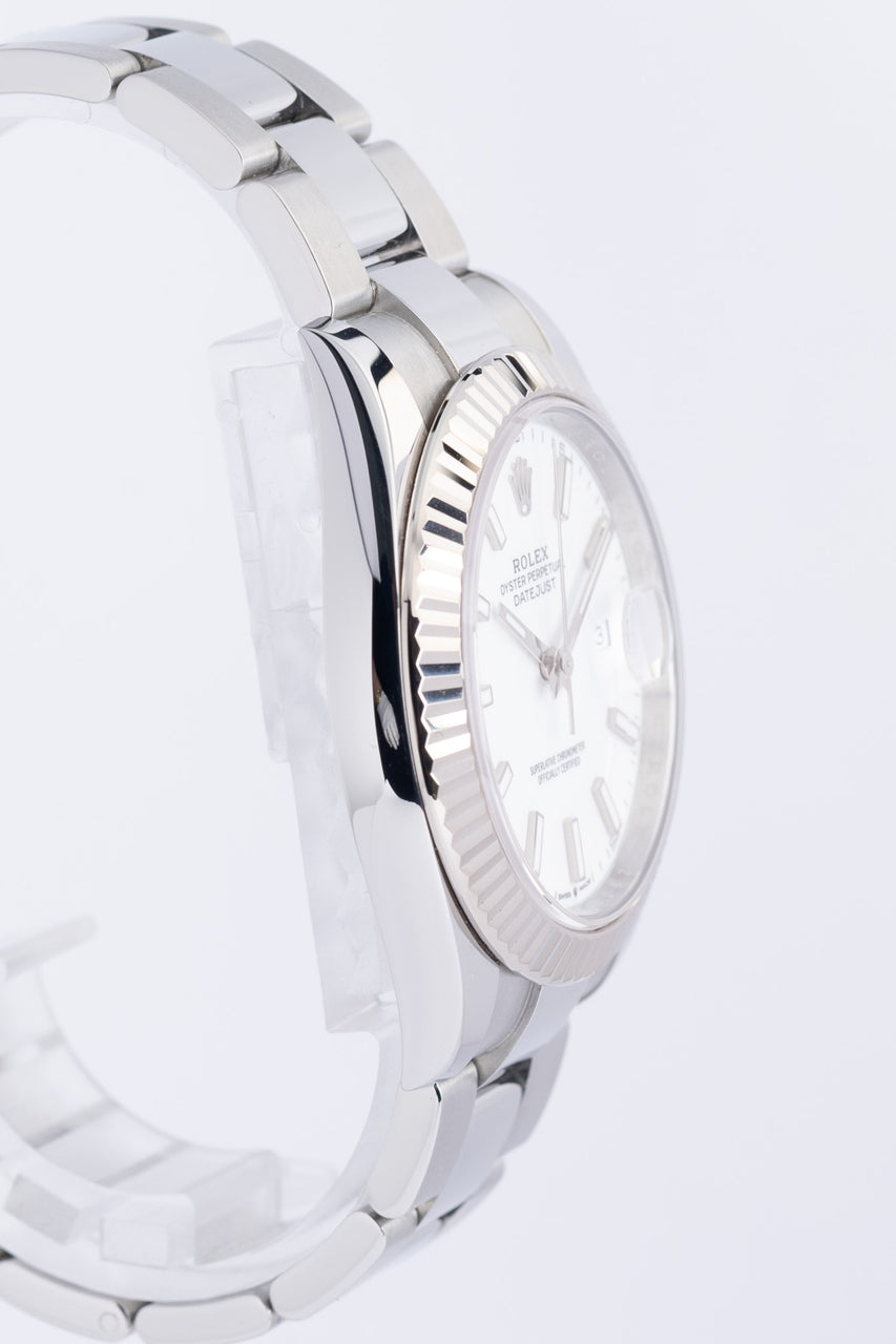 Rolex Datejust 41mm Herrenuhr Automatik Weiß 126334 - Detailansicht 1