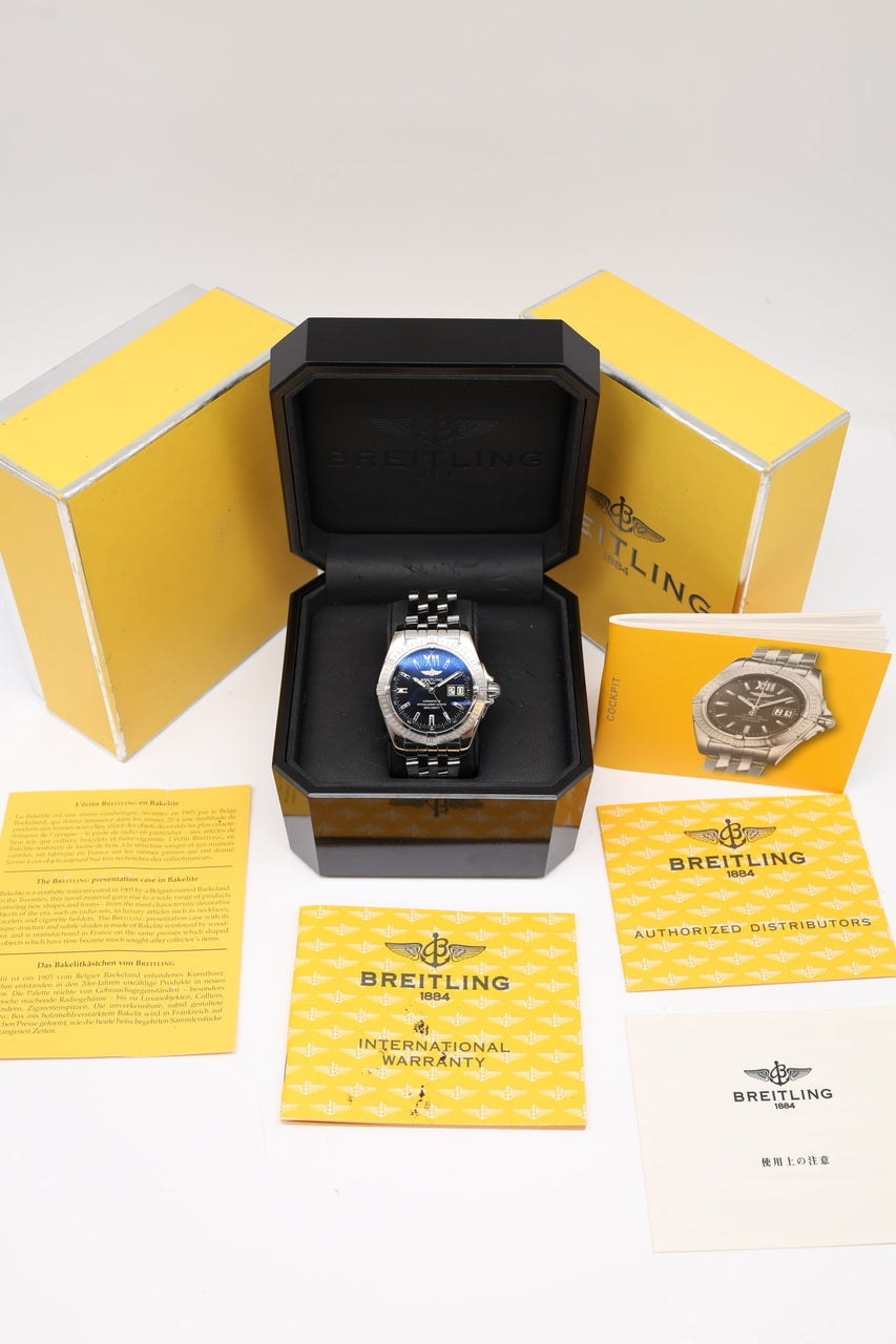 Breitling Cockpit Automatik Herrenuhr 41mm A49350 - Papiere und oder Lieferumfang