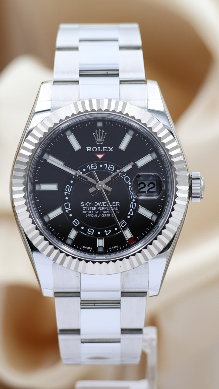 Rolex Oyster Perpetual Sky-Dweller Automatik Schwarz 326934 - Thumbnail