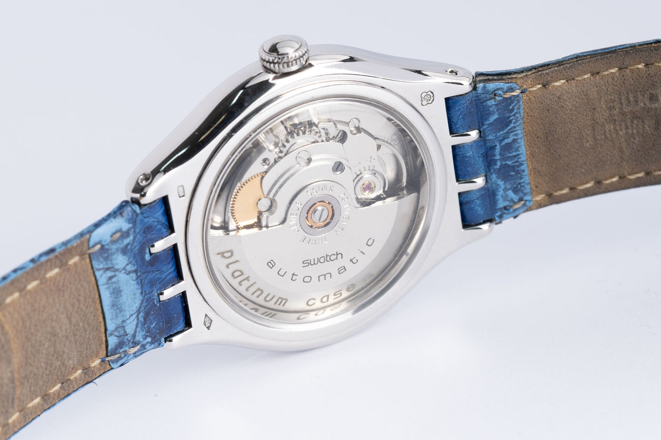 Swatch Tresor Magic 36mm Platin SAZ101 - Detailansicht 8