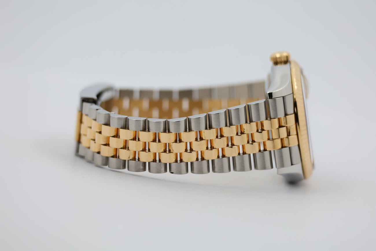 Rolex Datejust 36 Stahl/Gold Jubilee Automatik Herrenuhr 126233 - Detailansicht 4