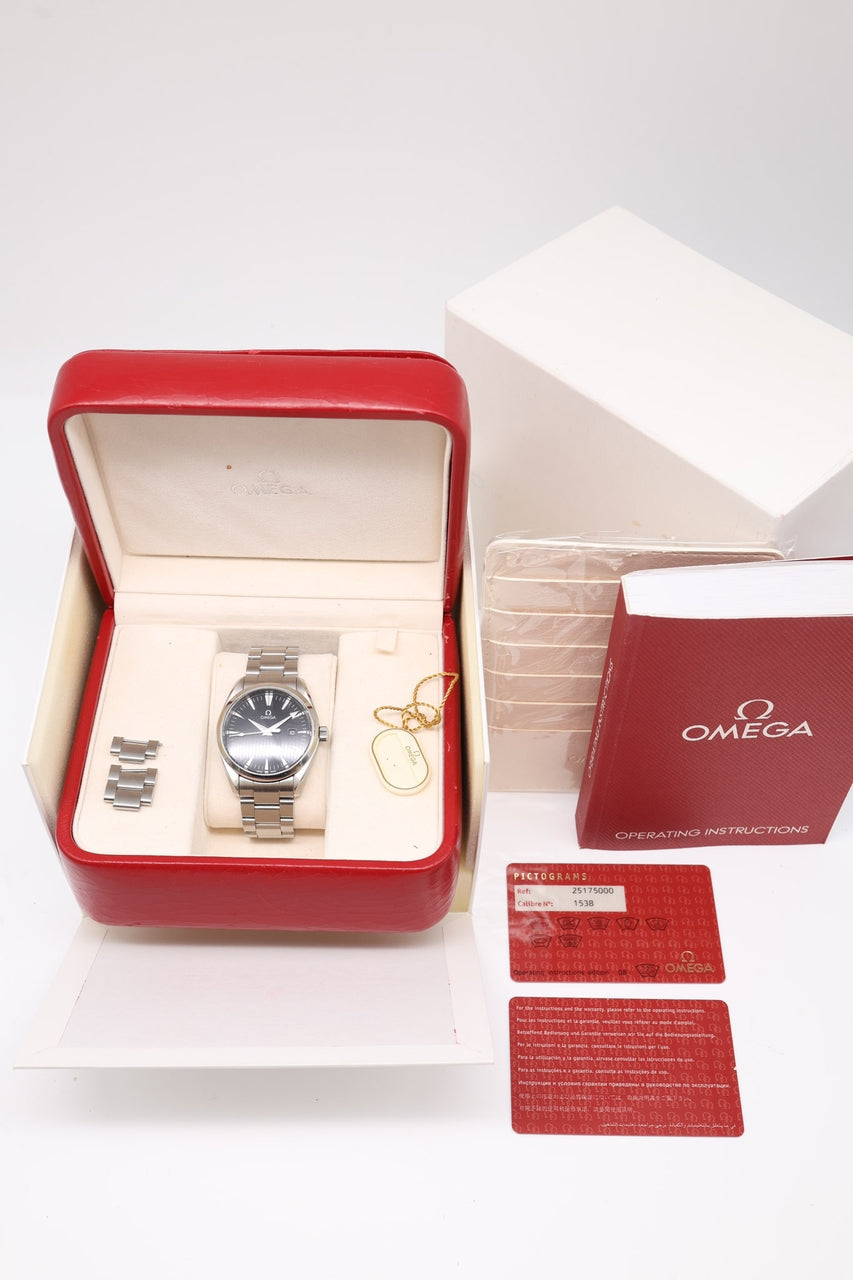 Omega Seamaster Aqua Terra 39mm Quarz 25175000 - Papiere und oder Lieferumfang