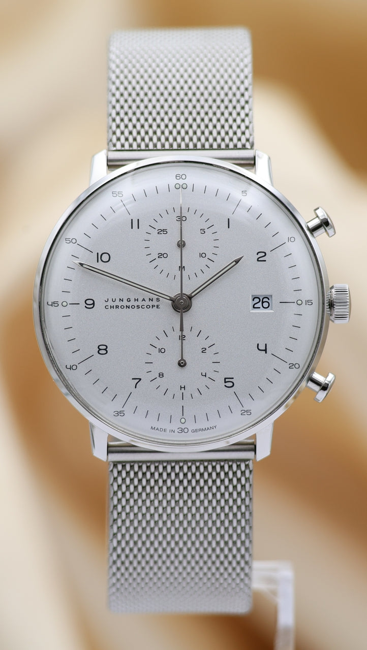 Junghans max bill Chronoscope 40mm Automatik 27/4003 - Thumbnail