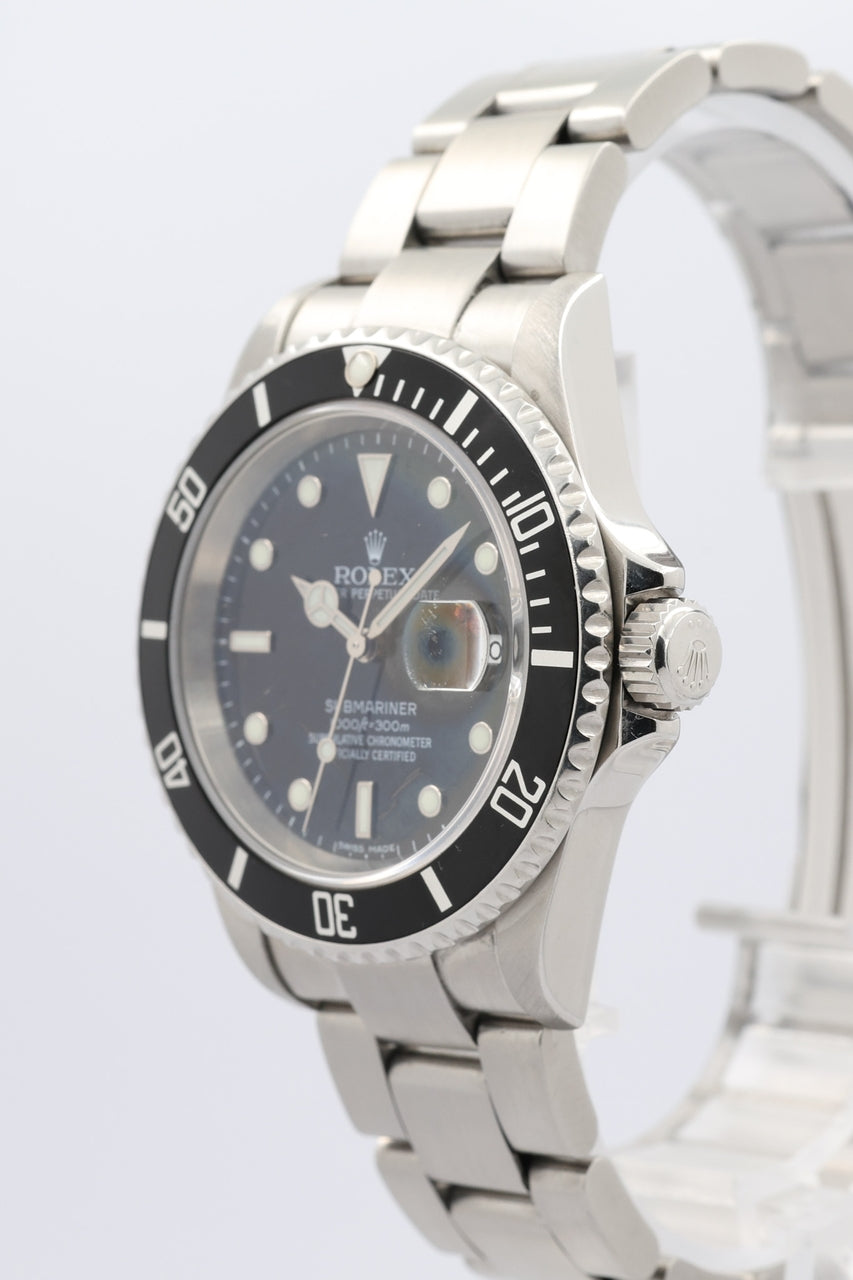 Rolex Submariner Date 40mm Automatik Herrenuhr Servicehistorie LC100 16610 - Detailansicht 2