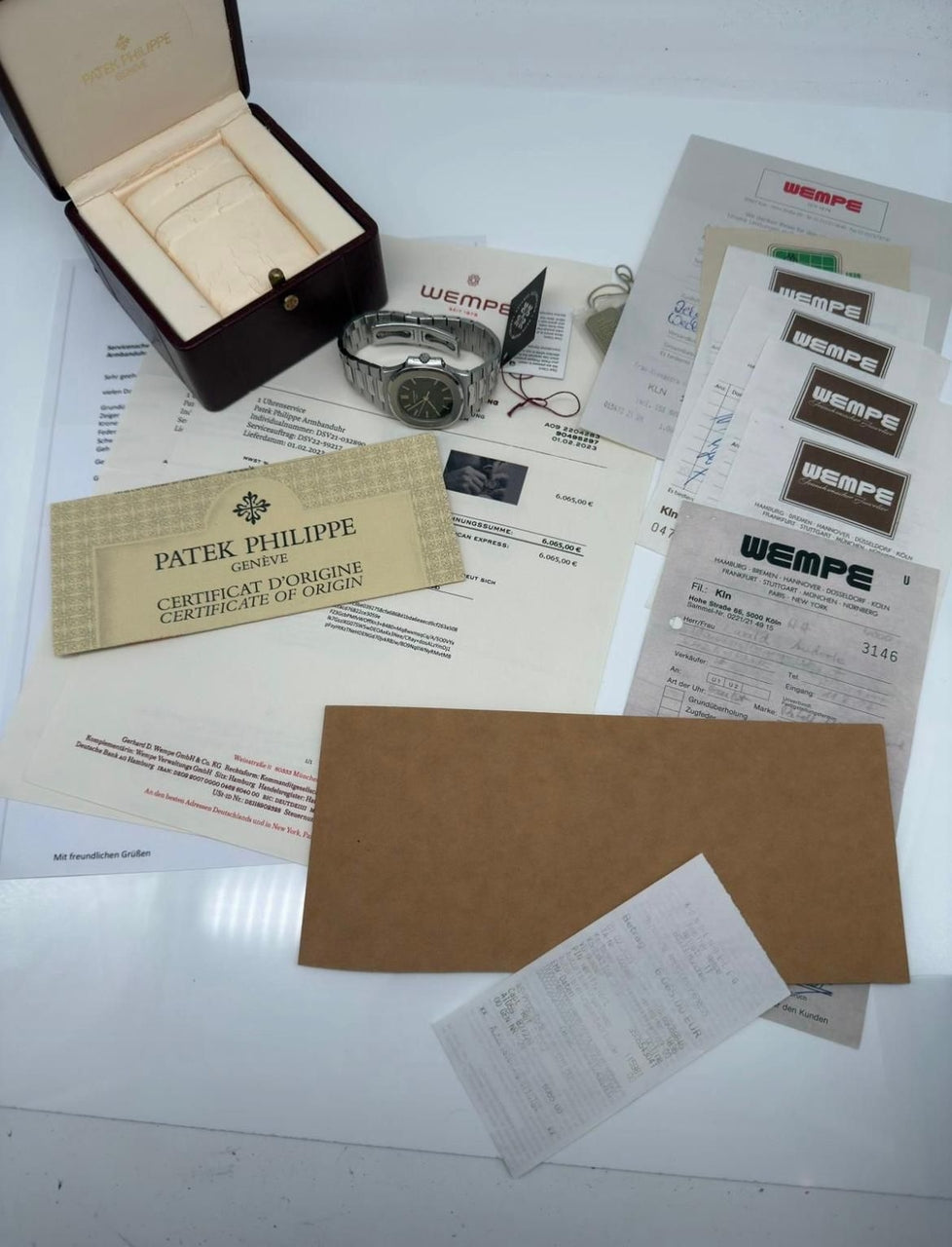 Patek Philippe Nautilus "1983" Automatik Service in 2022 3800/1 - Papiere und oder Lieferumfang