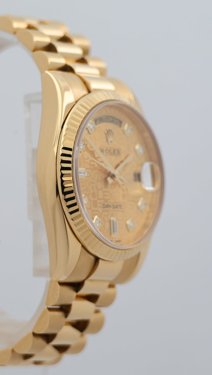 Rolex Day-Date 36 "Computer" Diamond-Dial Automatik 118238 - Detailansicht 8