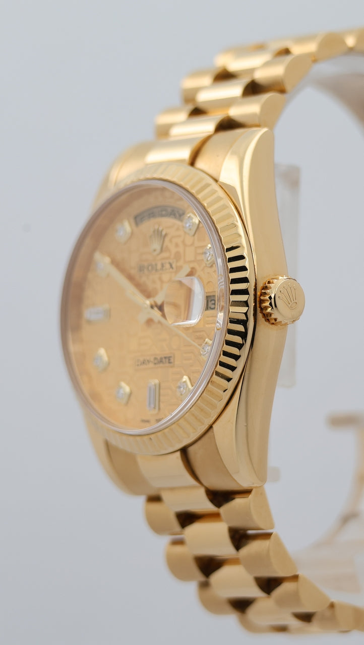 Rolex Day-Date 36 "Computer" Diamond-Dial Automatik 118238 - Detailansicht 7