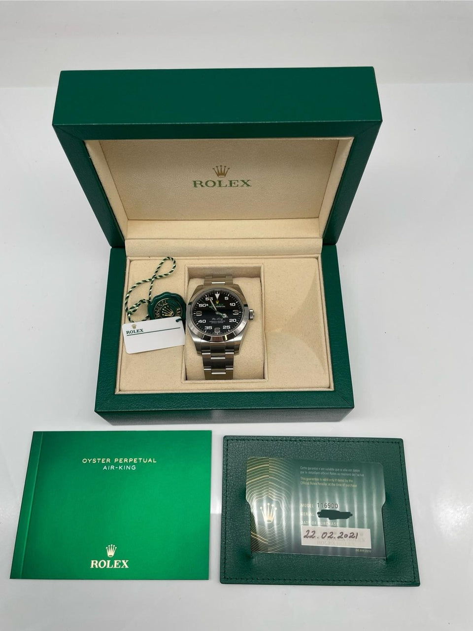 Rolex Air-King 40mm Automatik 116900 - Papiere und oder Lieferumfang
