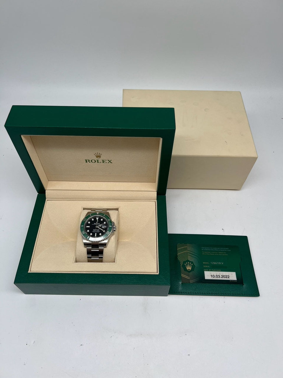 Rolex Submariner Date "Starbucks" 41mm Automatik 126610LV Box + og. Papiere