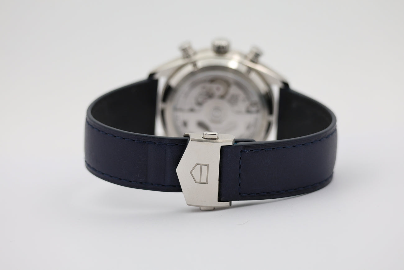 Tag Heuer Carrera Chronograph Blau NEU CBS2212 - Detailansicht 5