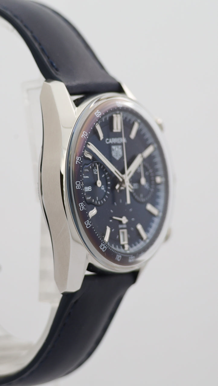 Tag Heuer Carrera Chronograph Blau NEU CBS2212 - Detailansicht 8