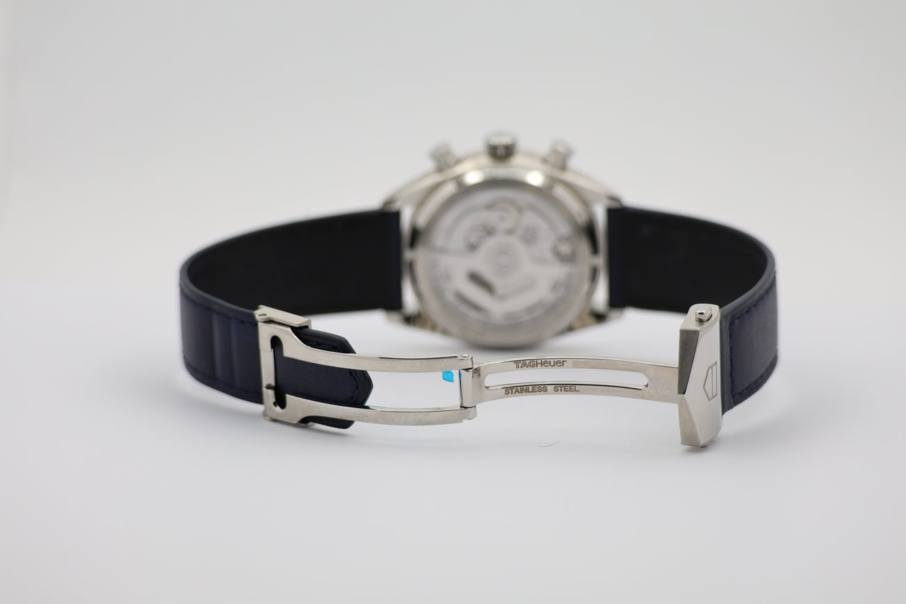 Tag Heuer Carrera Chronograph Blau NEU CBS2212 - Detailansicht 6