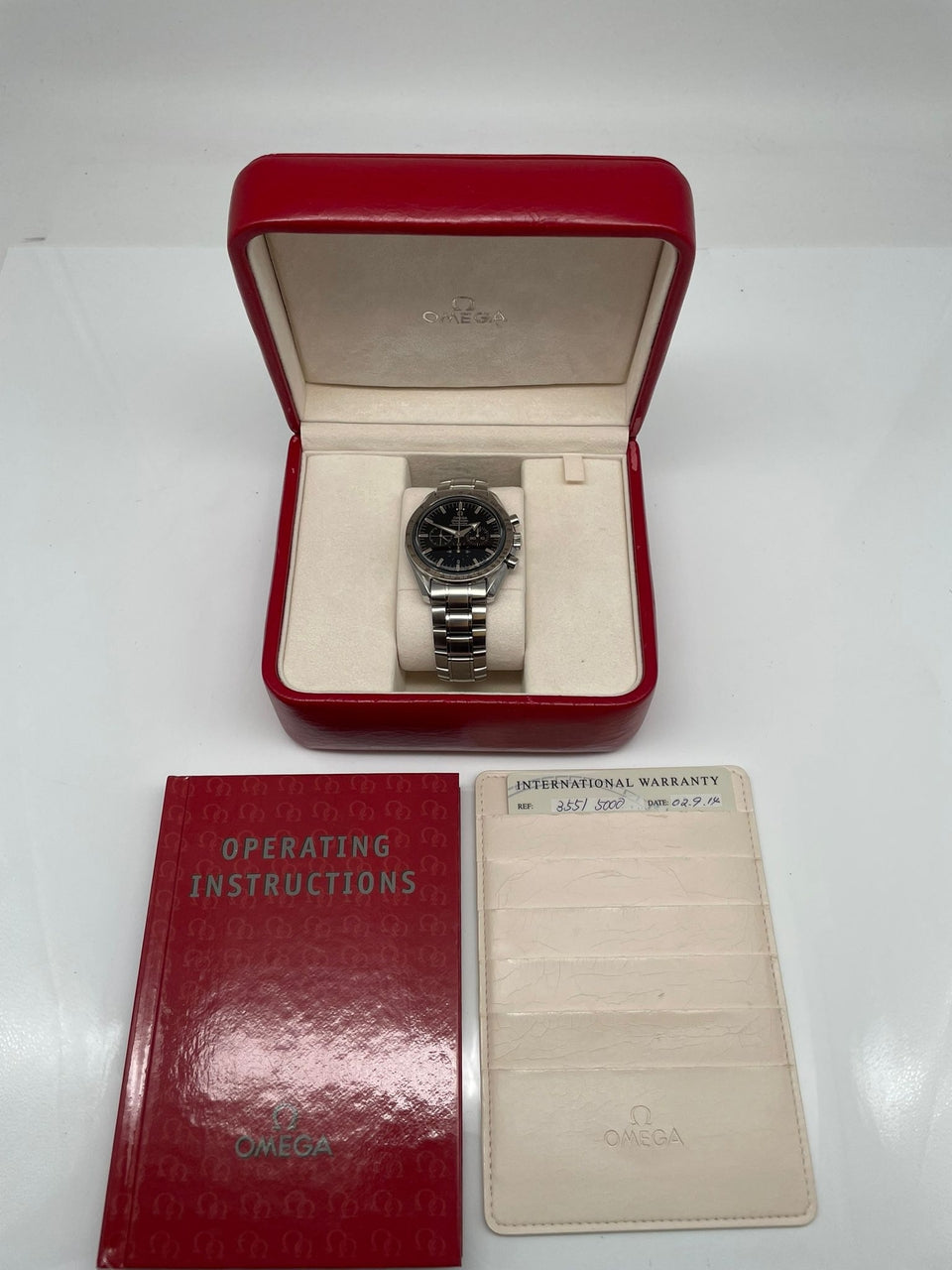 Omega Speedmaster Broad Arrow 42mm Handaufzug 35515000 - Papiere und oder Lieferumfang