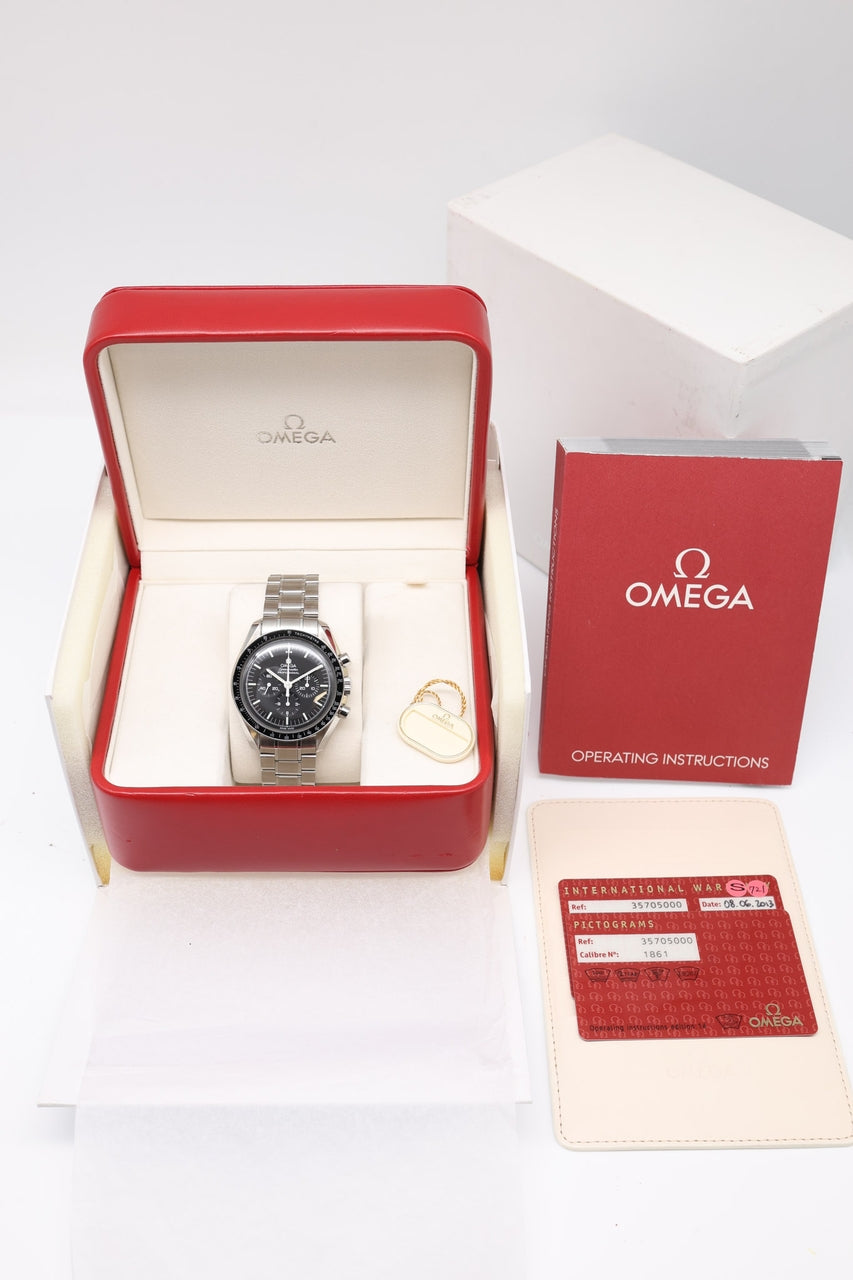 Omega Speedmaster Professional Moonwatch 42mm Handaufzug 35705000 - Papiere und oder Lieferumfang