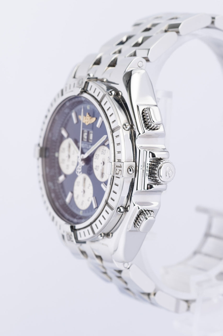 Breitling Crosswind Special Automatik Herrenuhr Blau A44355 - Detailansicht 2
