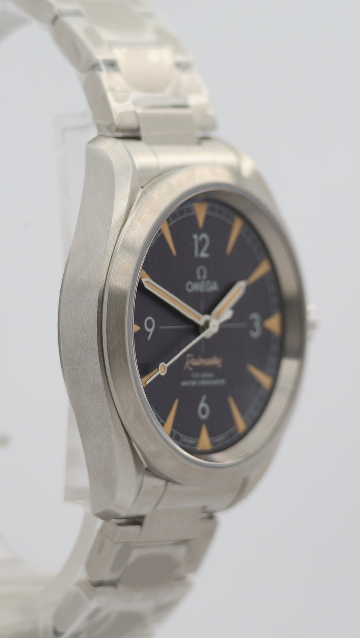Omega Seamaster Railmaster Automatik Herrenuhr Stahl 40mm NEU 22010402001001 - Detailansicht 7