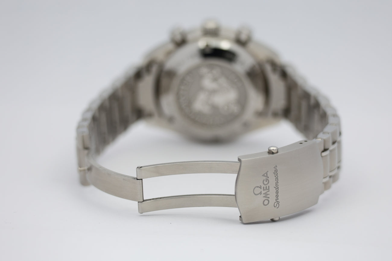 Omega Speedmaster Racing Automatik Herrenuhr Weiß 32630405002001 Box + og. Papiere