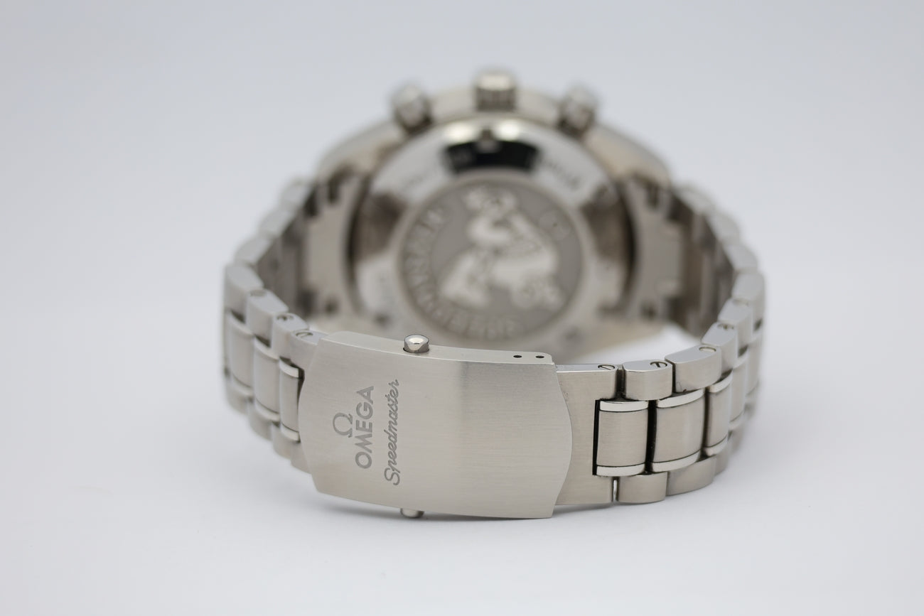 Omega Speedmaster Racing Automatik Herrenuhr Weiß 32630405002001 Box + og. Papiere