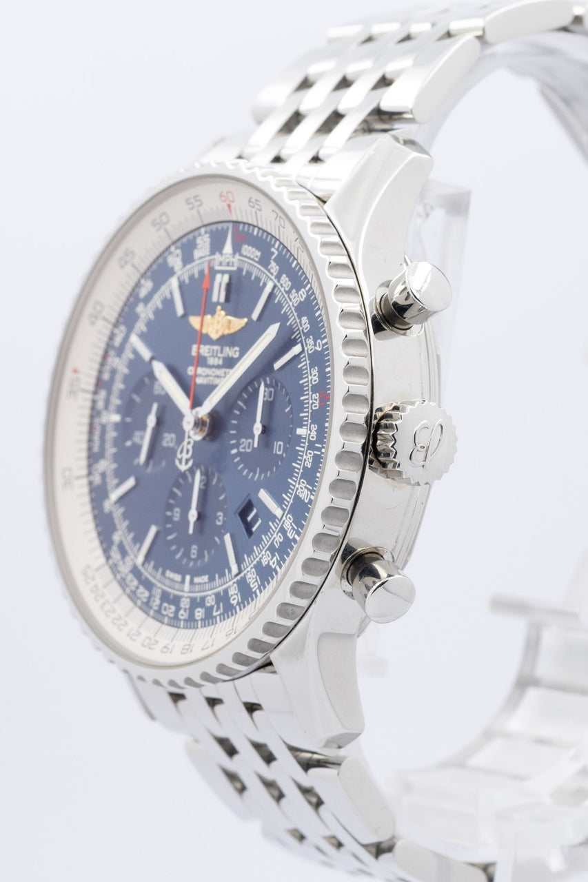 Breitling Navitimer B01 Chronograph Automatik 46mm Blau AB0127 - Detailansicht 1