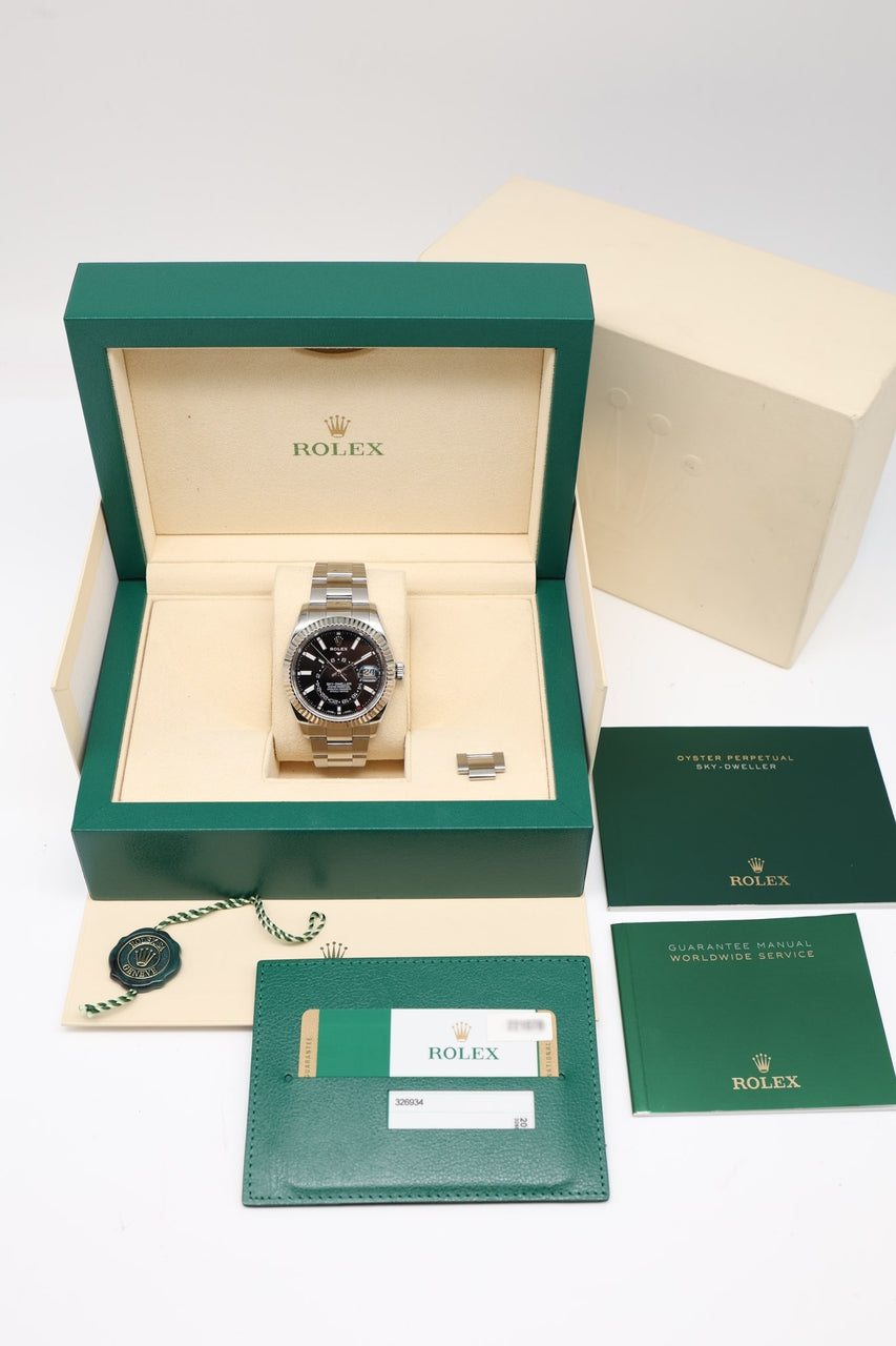 Rolex Oyster Perpetual Sky-Dweller Automatik 326934 - Papiere und oder Lieferumfang