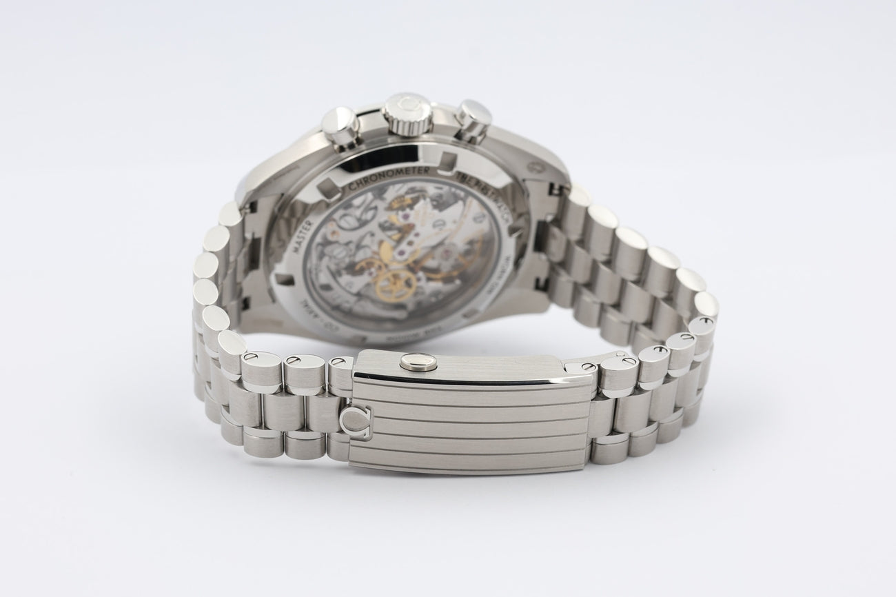 Omega Speedmaster Professional Moonwatch White mit Push-Schließe 31030425004001 - Detailansicht 7