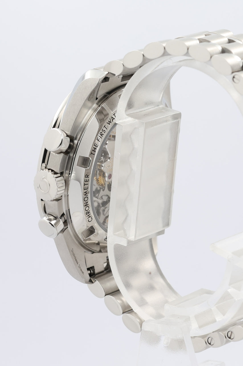 Omega Speedmaster Professional Moonwatch White mit Push-Schließe 31030425004001 - Detailansicht 4