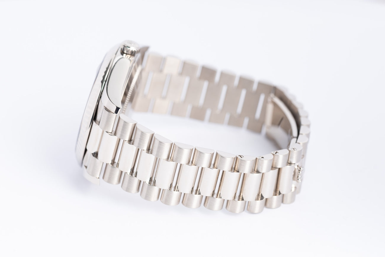 Rolex Day Date 40mm Automatik Weißgold Grau 228239 - Detailansicht 5
