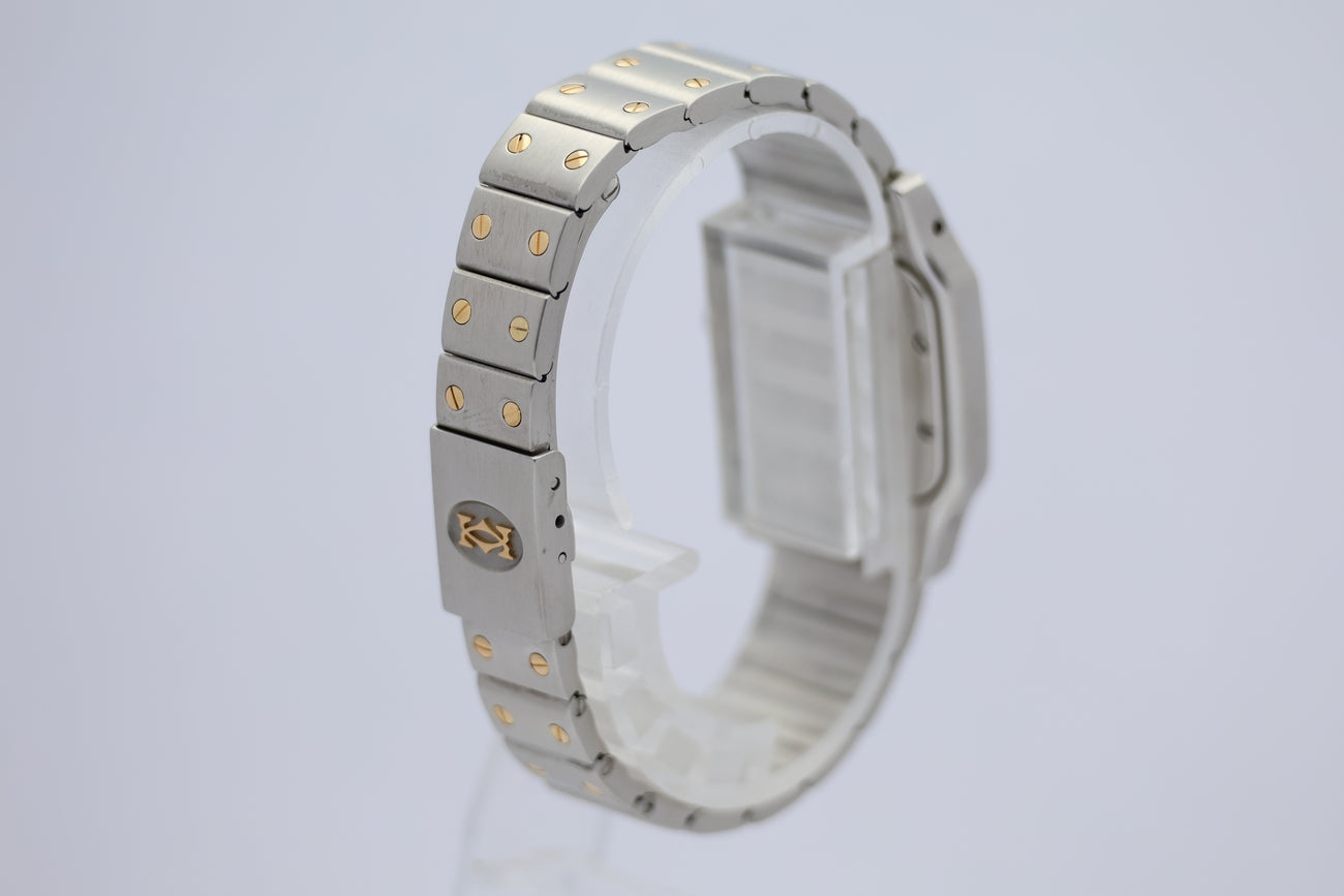 Cartier Santos Galbée Lady Stahl/Gold 1567