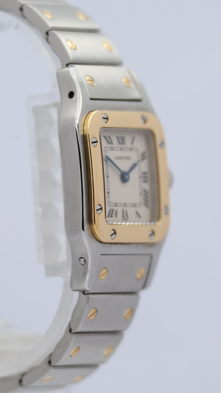 Cartier Santos Galbée Lady Stahl/Gold 1567