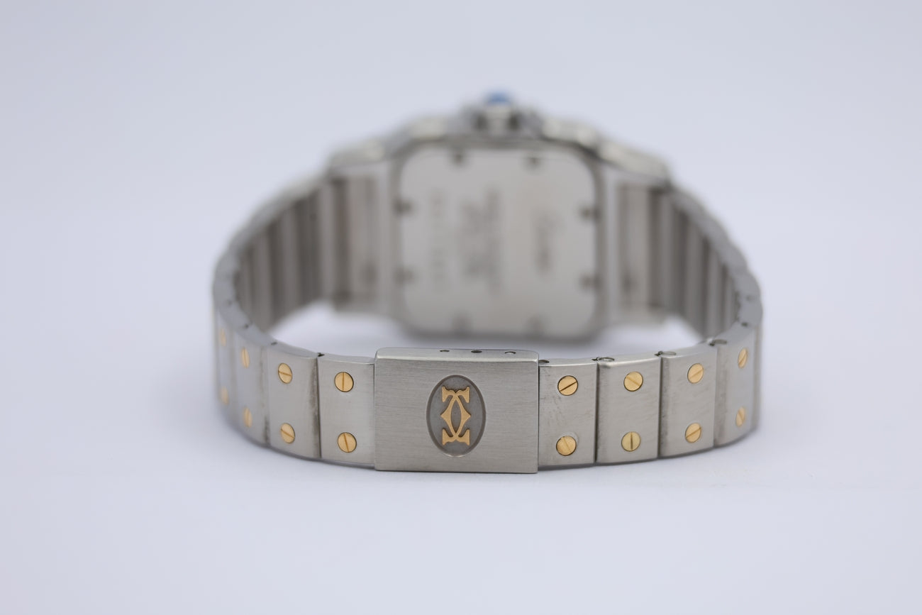 Cartier Santos Galbée Lady Stahl/Gold 1567