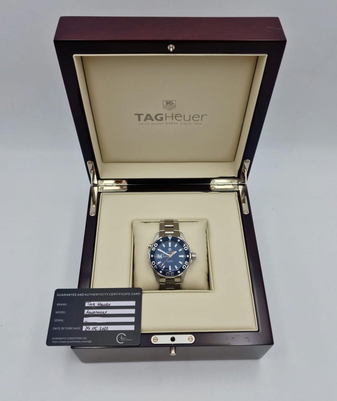 Tag Heuer Aquaracer Quarz Herrenuhr WAJ1112 - Papiere und oder Lieferumfang