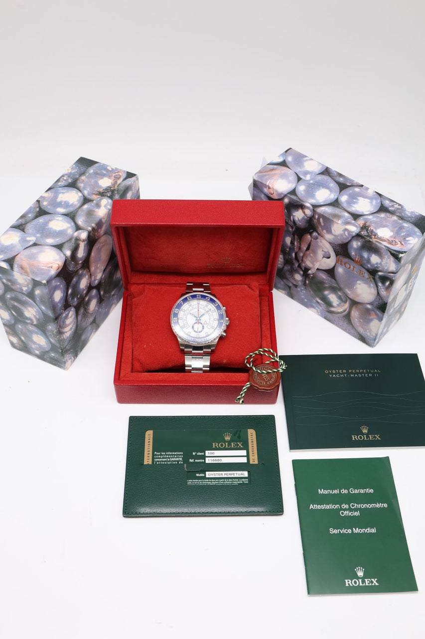Rolex Yachtmaster II 44mm Automatik 116680 - Papiere und oder Lieferumfang
