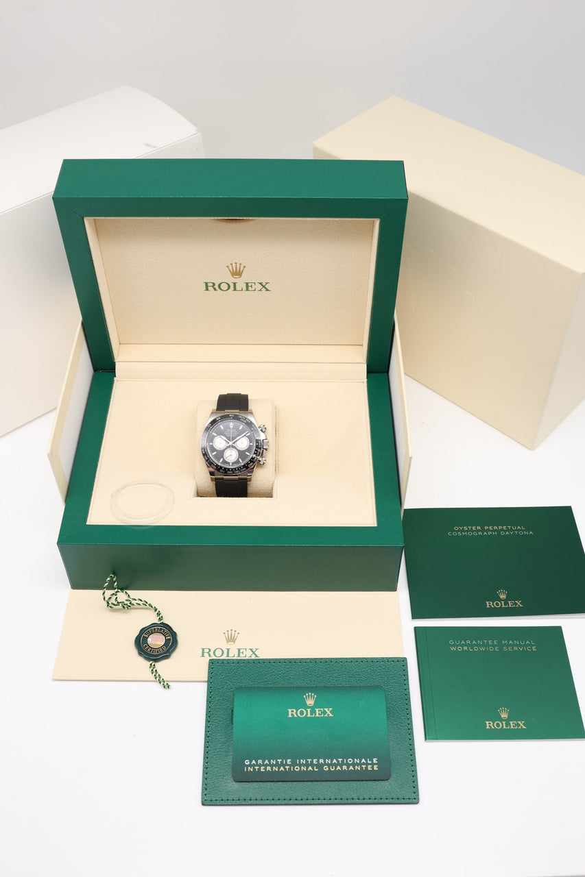 Rolex Cosmograph Daytona Oysterflex Weißgold 2026 126519LN - Papiere und oder Lieferumfang