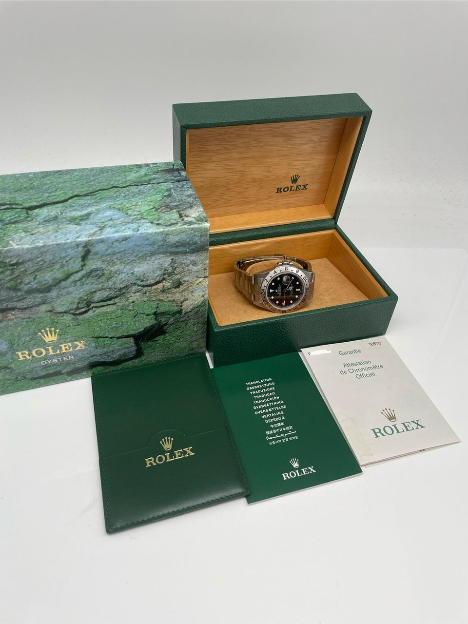 Rolex Explorer II 40mm Automatik 16570 - Papiere und oder Lieferumfang